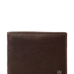 Eske Brown Textured Leather Bi-Fold Wallet for Men-13