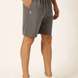 Thomas Scott Charcoal Melange Regular Fit Shorts image 4
