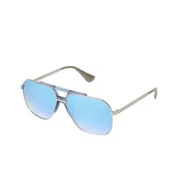 Vintage Unisex Square Sunglasses with UV Protected Lens Often Col 316-picture-3