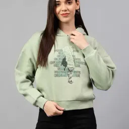 Cantabil Sage Green Printed Sweatshirt-picture-27