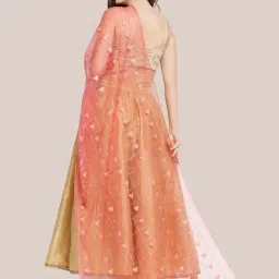 Dupatta Bazaar Coral Woven Pattern Dupatta image 2