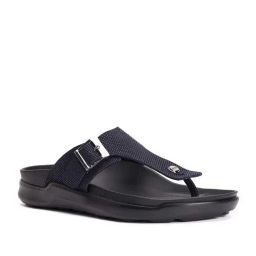 Hitz Men's Navy T-Strap Sandals-image-6