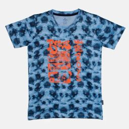Kiddopanti Kids Blue Printed T-Shirt-image-122