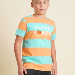 Jack & Jones Junior Boys Pool Blue T-shirts-picture-29