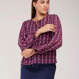 Fablestreet Purple Printed Top-picture-26