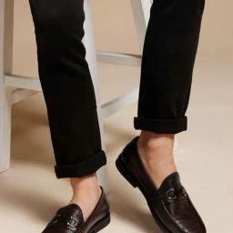Zoom Shoes Men's Brown Casual Loafers-image-82