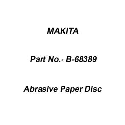 Makita Abrasive Paper Disc Size 225 mm and 40 Grit, Part No B-68389 (Pack of 10 Pcs)-18