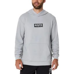Asics Grey Regular Fit Printed Sports Hoodie-image-63