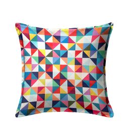 HOUZZCODE Multicoloured Set of 5 Floral Square Cushion Covers image 3