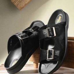 Hitz Men's Black Casual Sandals-image-80