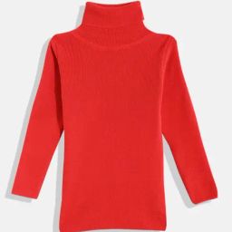 RVK Girls Red Pullover Sweater-image-88