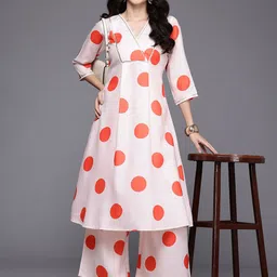 Ahalyaa Printed Pleated Gotta Patti Kurta with Palazzos-picture-11