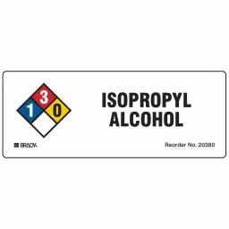BRADY NFR Isopropyl Label 3-7/8 inch Height 1-1/2 inch Width, 8A840 (Pack of 50 Pcs)-image-69