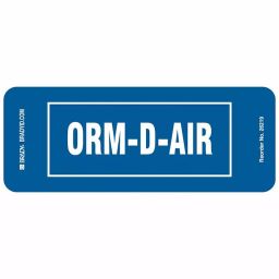 BRADY ORM-D-Air Label 31.75 mm(1-1/4 Inch) Height 3-1/8 inch Width, 8VL56 (Pack of 100 Pcs)-image-91