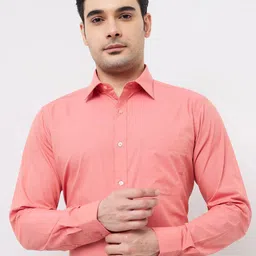 Raymond Slim Fit Opaque Pure Cotton Formal Shirt-image-99