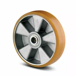 Tente Orange Aluminium Heavy Duty, Precision Ball Bearing Trolley Wheel, 500 Kg, ITP 125/50-D20 92SH PLAT-image-29