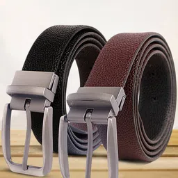 VOGARD Men Textured 2 Reversible Belt-image-19