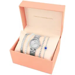 French Connection FCB6SM Analog Watch for Women with 4 Bracelets-picture-2
