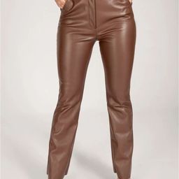 LULU & SKY Women Solid High-Rise Bootcut Trousers-picture-32