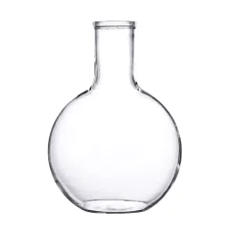 ABGIL Flat Bottom Boiling Flask 100 ml Transparent Borosilicate Glass, INDG-FB-11-01-13