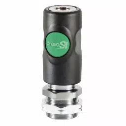 PREVOST Composite Body Male Safety Quick Connect Coupling For Bulkhead, G 1/2 Male Threaded, ESI 072103-image-80