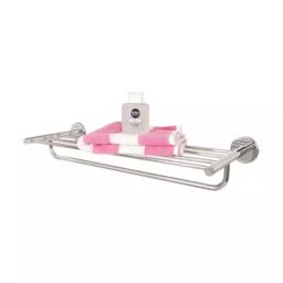Rocio 24 inch Silver Brass Pearl Towel Rack-image-35