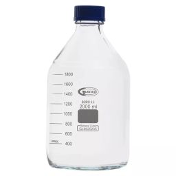 Glassco GC-274.202.05Z1PC Chemical Bottle with Reagent Narrow Clear Mouth 2000 ml-2