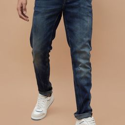 Forca Men Cotton Tapered Fit Mid-Rise Heavy Fade Jeans-image-83