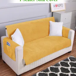 HOKIPO 1 Seater Sofa Mat Cover With Arms-image-68