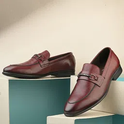 NICO NERINI Men Leather Formal Slip On Shoes-picture-22