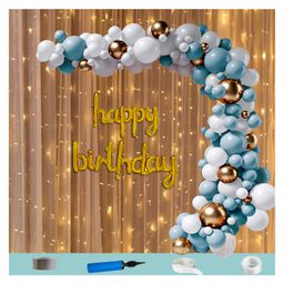 Shopperskart Birthday Party Decorations Combo Blue - Pack of 62-image-75