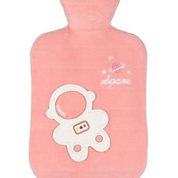 FunBlast Cartoon Design Hot Water Bag with Soft Cover 1000 ml - Pink-image-45