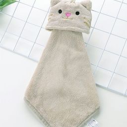 Animal Design Free Size Hand & Face Towel - Brown-20