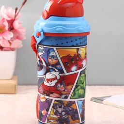 Hoom Marvel Character Sipper Water Bottle Blue - 500 ml-picture-14