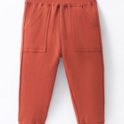 Zero Interlock Knit Full Length Solid ColorLounge Pant - Orange-picture-24