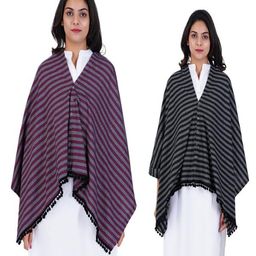 AGUILA Multi Purpose Feeding Shawl Pack Of 2 - Pink-Dark Green-image-93