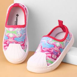 Cute Walk by Babyhug Slip On Casual Shoes with Abstract Print - Light Blue-image-80