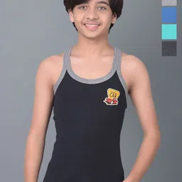 Dollar Bigboss Boys Pack Of 5 Assorted Cotton Vests MBKB-04-BB04-PO5-CO1-Assorted-image-96