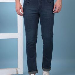 Canary London Men Smart Slim Fit Low-Rise Light Fade Printed Stretchable Jeans-image-97