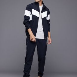 HRX by Hrithik Roshan Striped Rapid-Dry Running Tracksuit-image-85