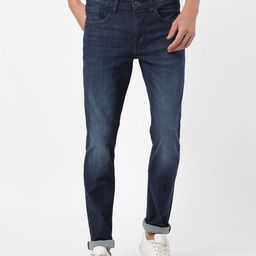 AD By Arvind Men Blue Light Fade Jeans-image-98