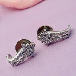 Abdesigns Pear Cut Diamond Cluster Stud Earrings-image-93
