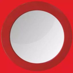 Watertec Round Mirror (Inner Dia 340 mm) - Red-picture-32