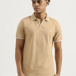 United Colors Of Benetton Beige Regular Fit Polo T-Shirt-image-88