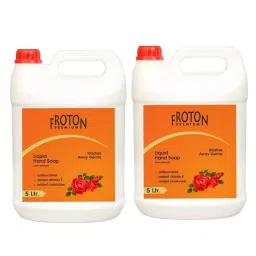 Froton 5 L Rose Exracts Liquid Hand Wash Soap (Pack of 2)-image-6