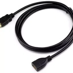 Techut 1.5 Metre High Speed Gold Plated HDMI Male To Female Extension Cable Black for Chromecast, Firestick, Led, Lcd-41