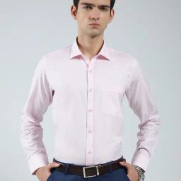 Monte Carlo Pink Regular Fit Shirt-image-63