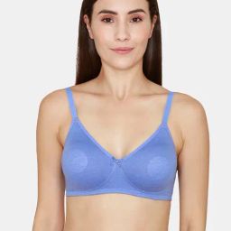 Zivame Blue Non Wired Non Padded T-Shirt Bra-image-71