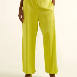 Cover Story Yellow Regular Fit Pants-image-20