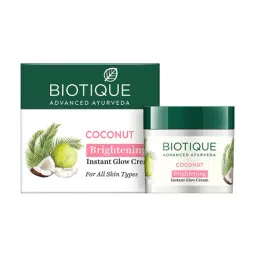 Biotique Coconut Brightening Instant Glow Cream - 50 gm-45